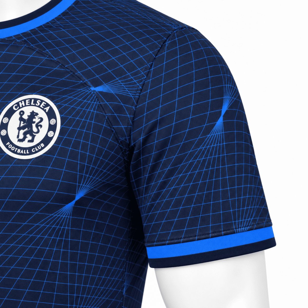 Chelsea Away Player Version Jersey 2023/24 - chest detail