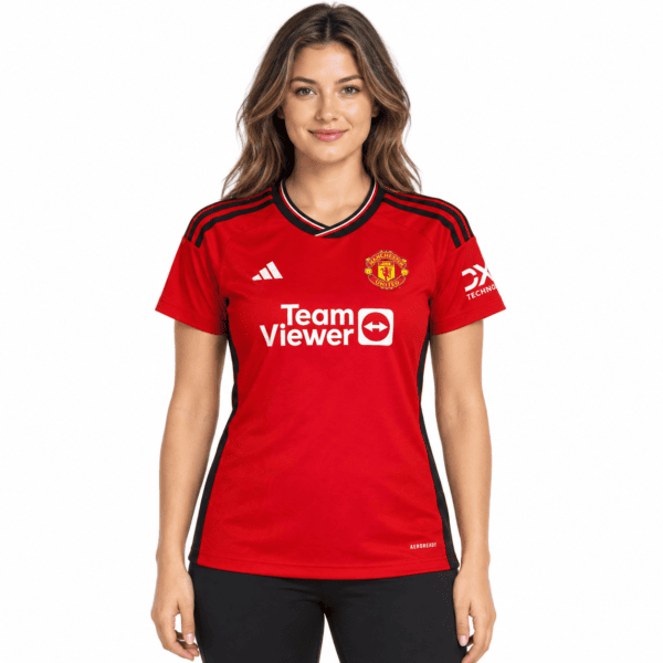 ChatGPT Image Oct 14 2026 03_29_06 PM-1 - UAE SPORT STORE Manchester United Home Women Jersey 2023/24 - model front
