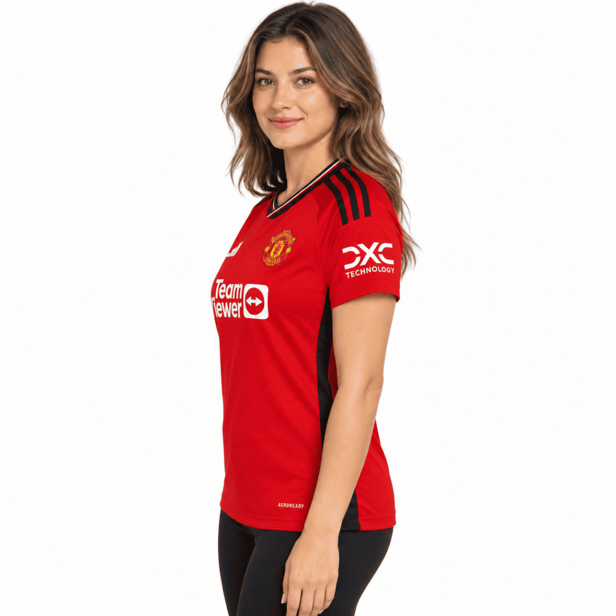 Manchester United Home Women Jersey 2023/24 - model side