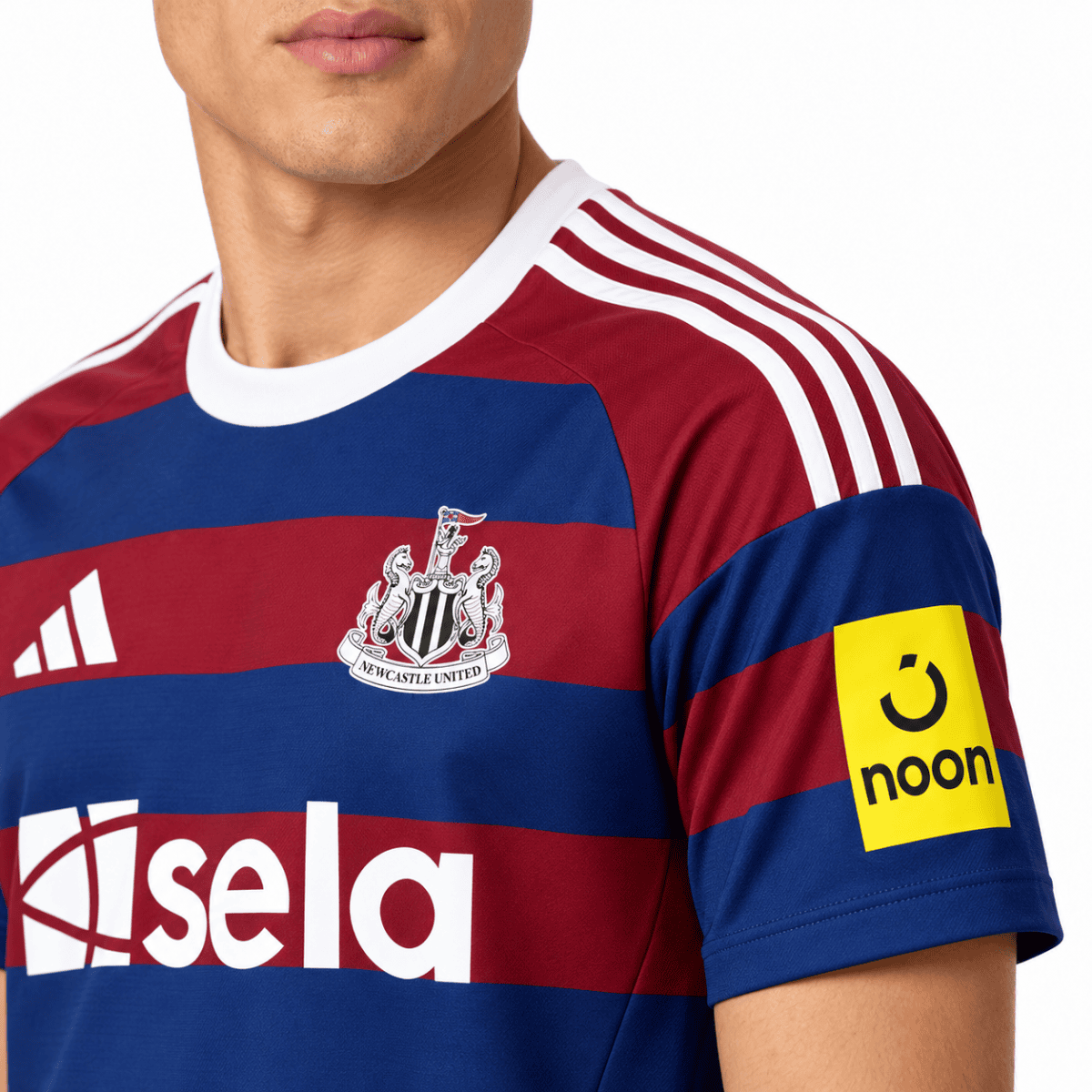 Newcastle United Away Jersey 2024/25 - chest detail