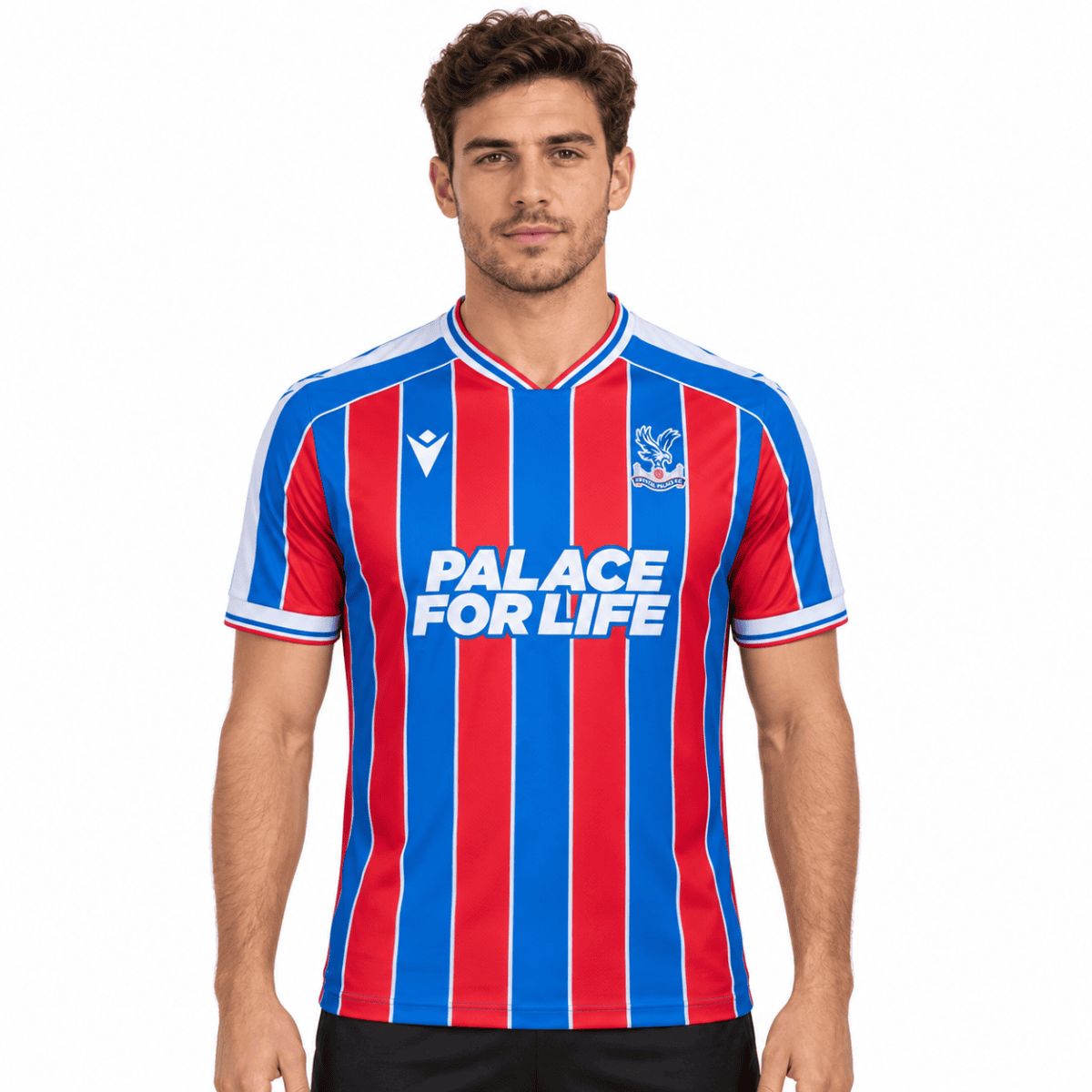 Crystal Palace Home Jersey 2025/26 - model front