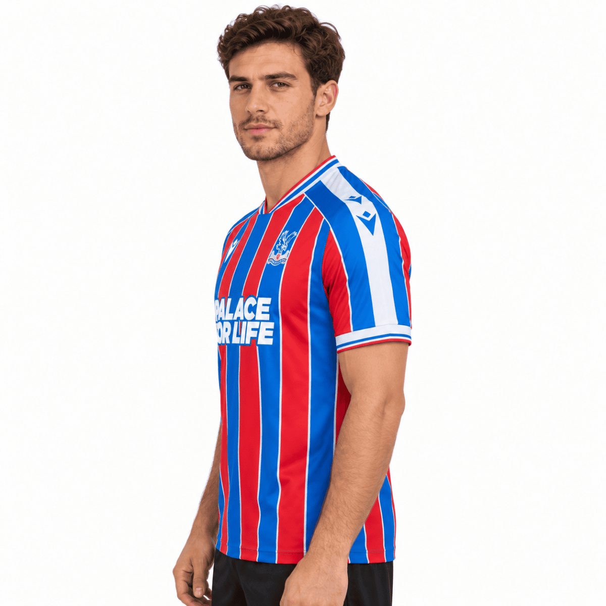 Crystal Palace Home Jersey 2025/26 - model side