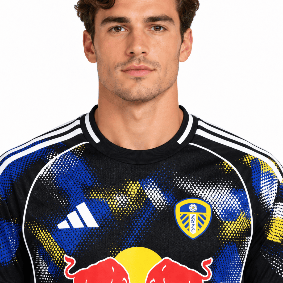 Leeds United Third Jersey 2025/26 - chest detail