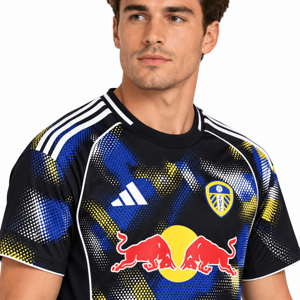 Leeds United Third Jersey 2025/26 - collar close-up