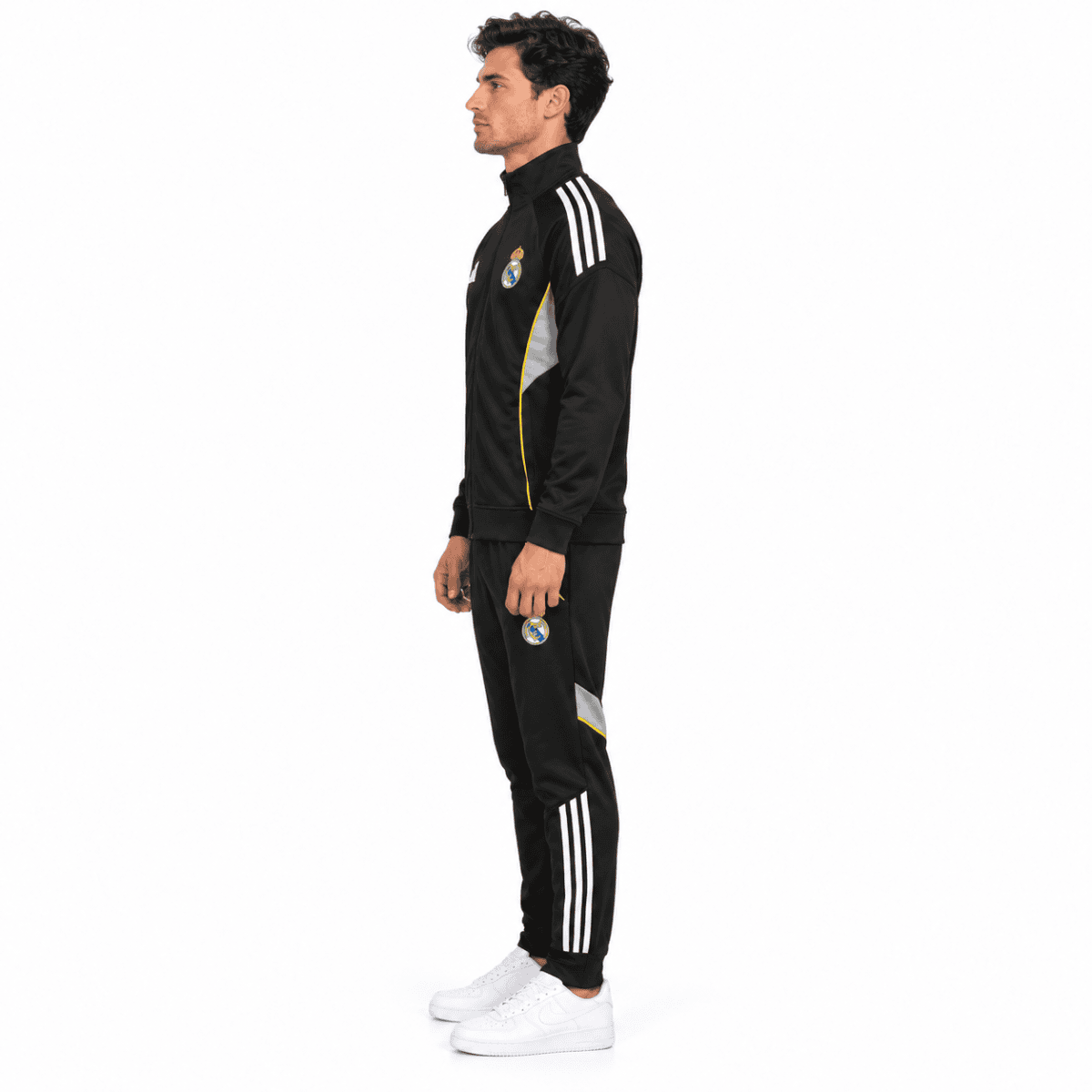 Real Madrid Black Jacket Suit - model angle