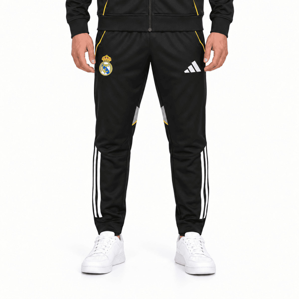 Real Madrid Black Jacket Suit - model back