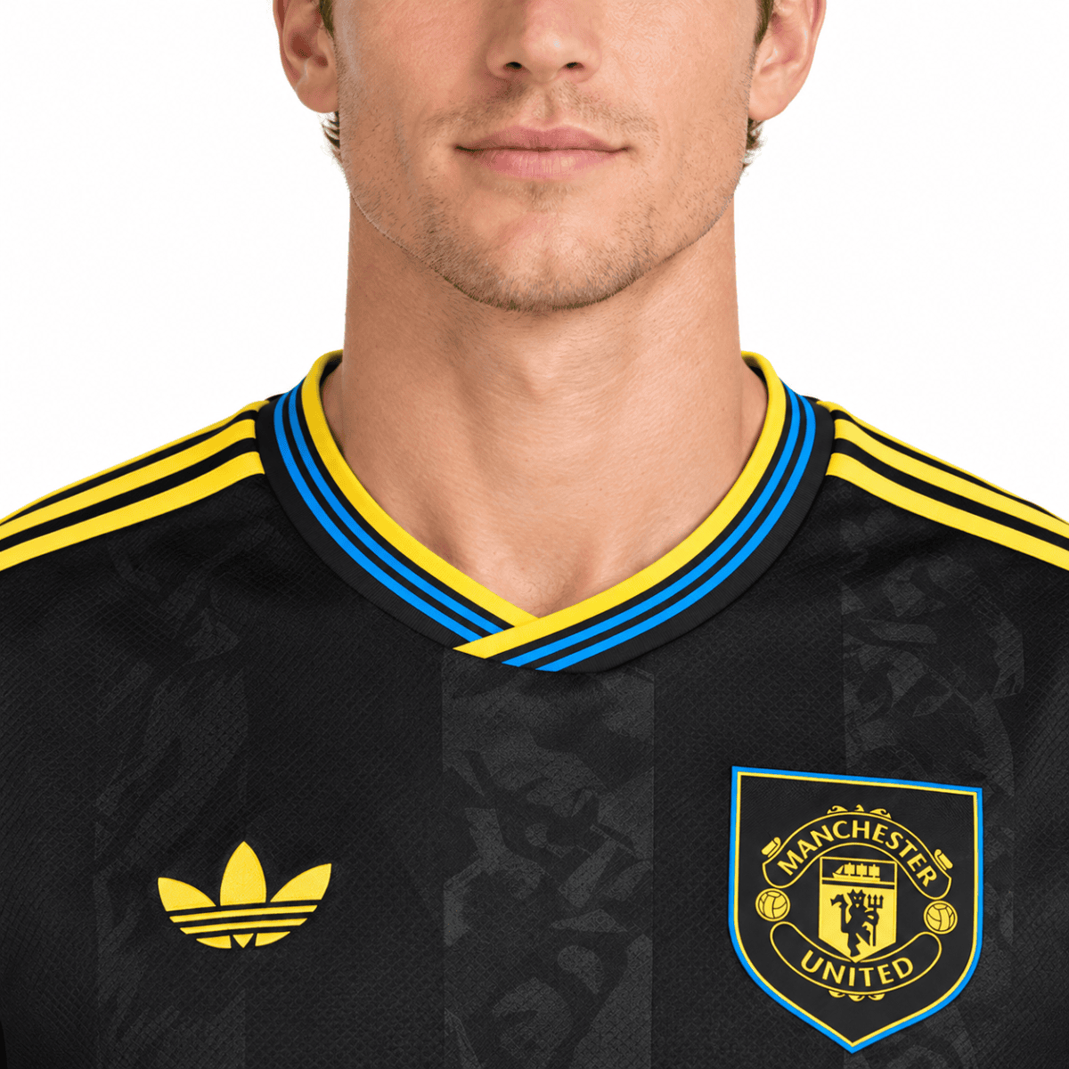 Manchester United Third Jersey 2025/26 - collar close-up