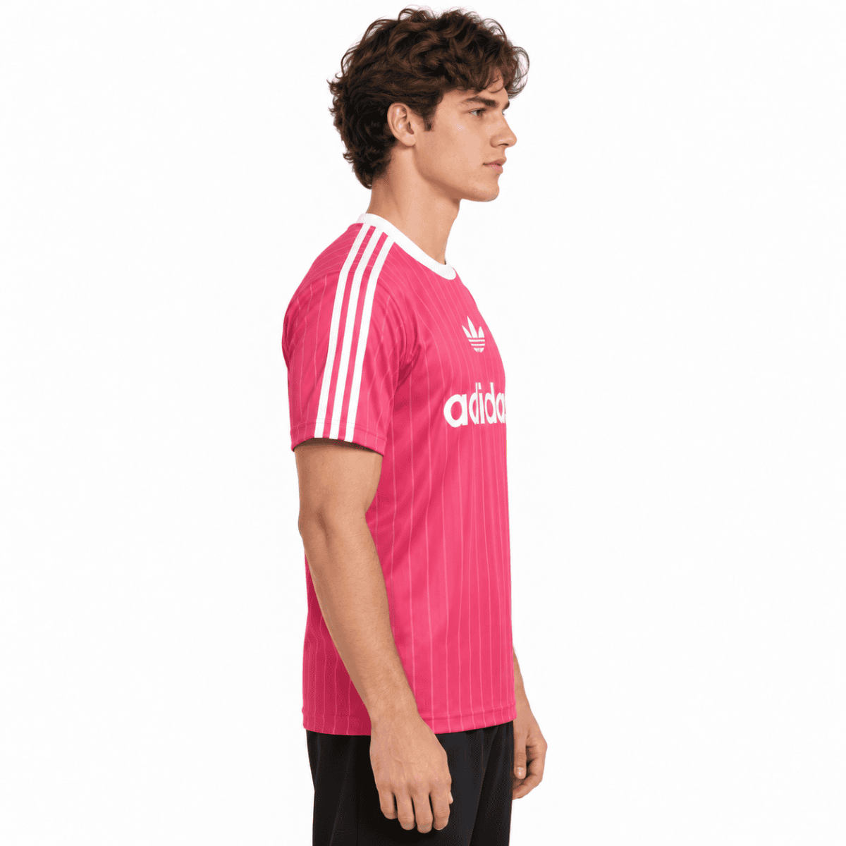 Adidas Adicolor T-shirt Pink - model side