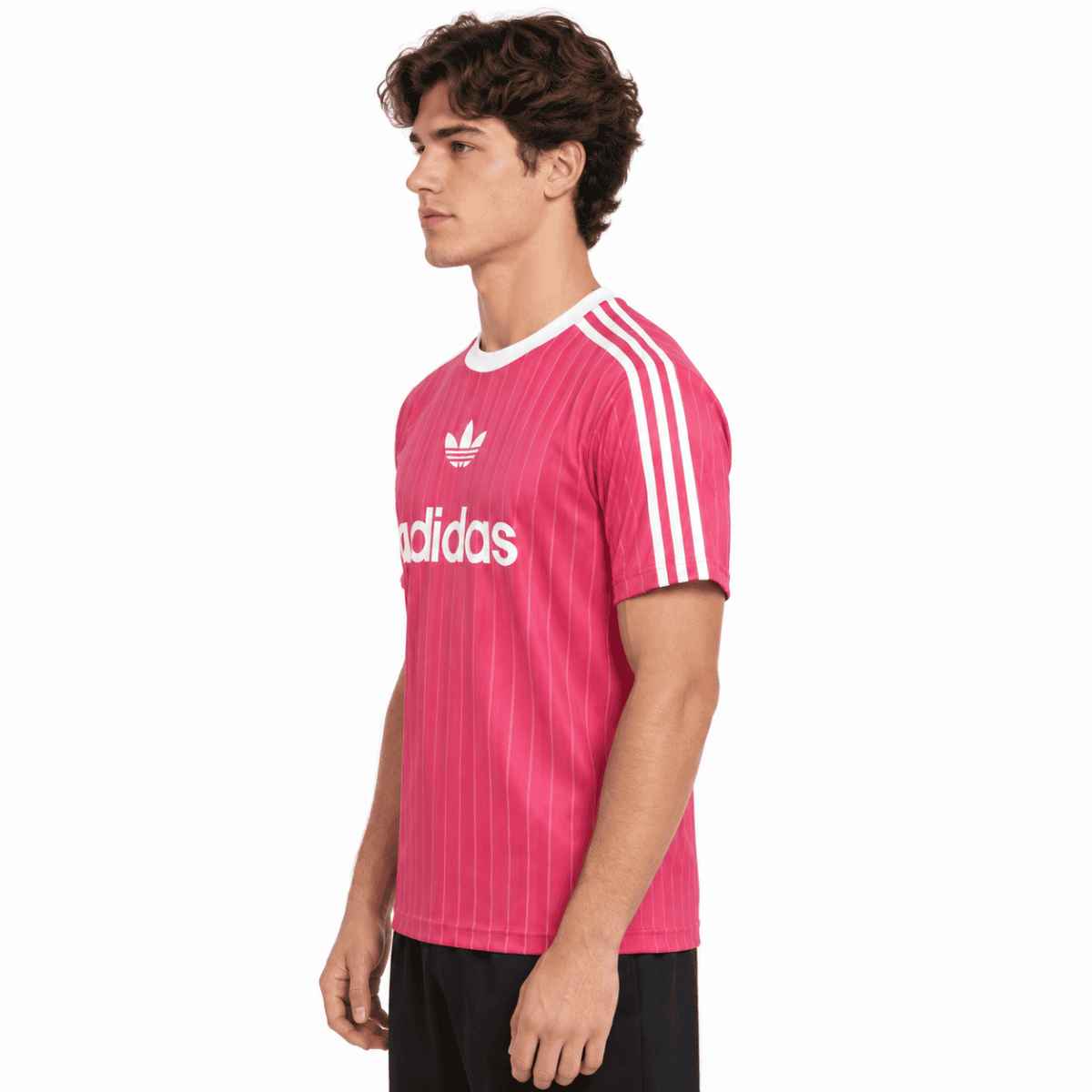 Adidas Adicolor T-shirt Pink - model angle