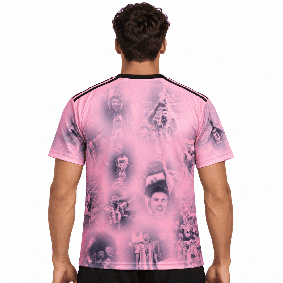 Inter Miami Pink Commemorative Edition Jersey - model back