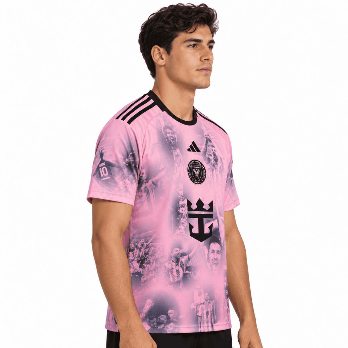 Inter Miami Pink Commemorative Edition Jersey - model side