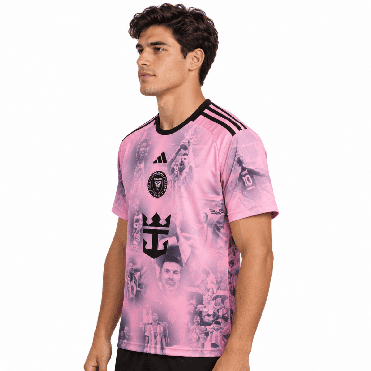 Inter Miami Pink Commemorative Edition Jersey - model angle