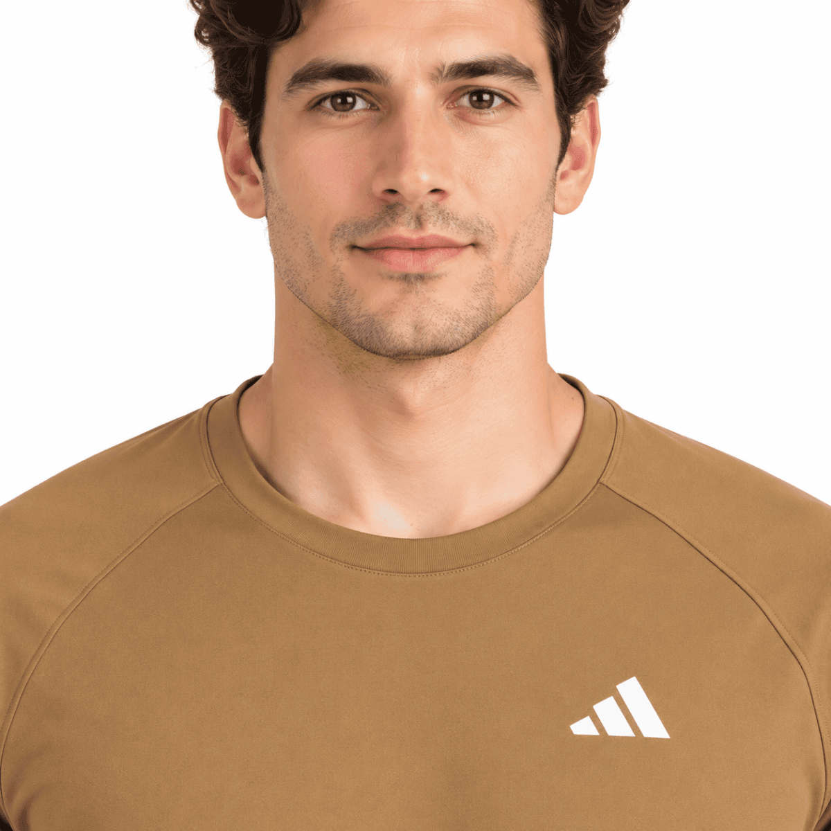 Adidas Men's Shirt 4 Color (90201) - Brown chest detail