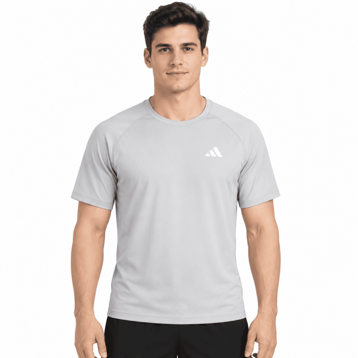 Adidas Men's Shirt 4 Color (90201) - Gray model front
