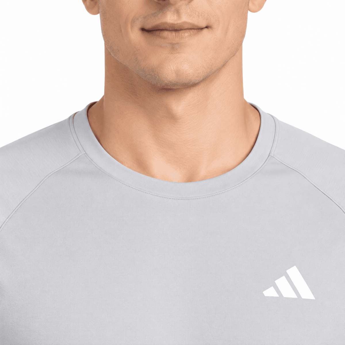 Adidas Men's Shirt 4 Color (90201) - Gray chest detail