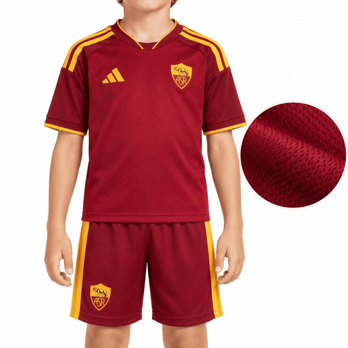 AS Roma Home Kit Kids 2026/27