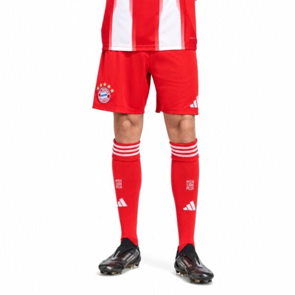 Bayern Munich Home Shorts 2025/26 worn front view with full home kit