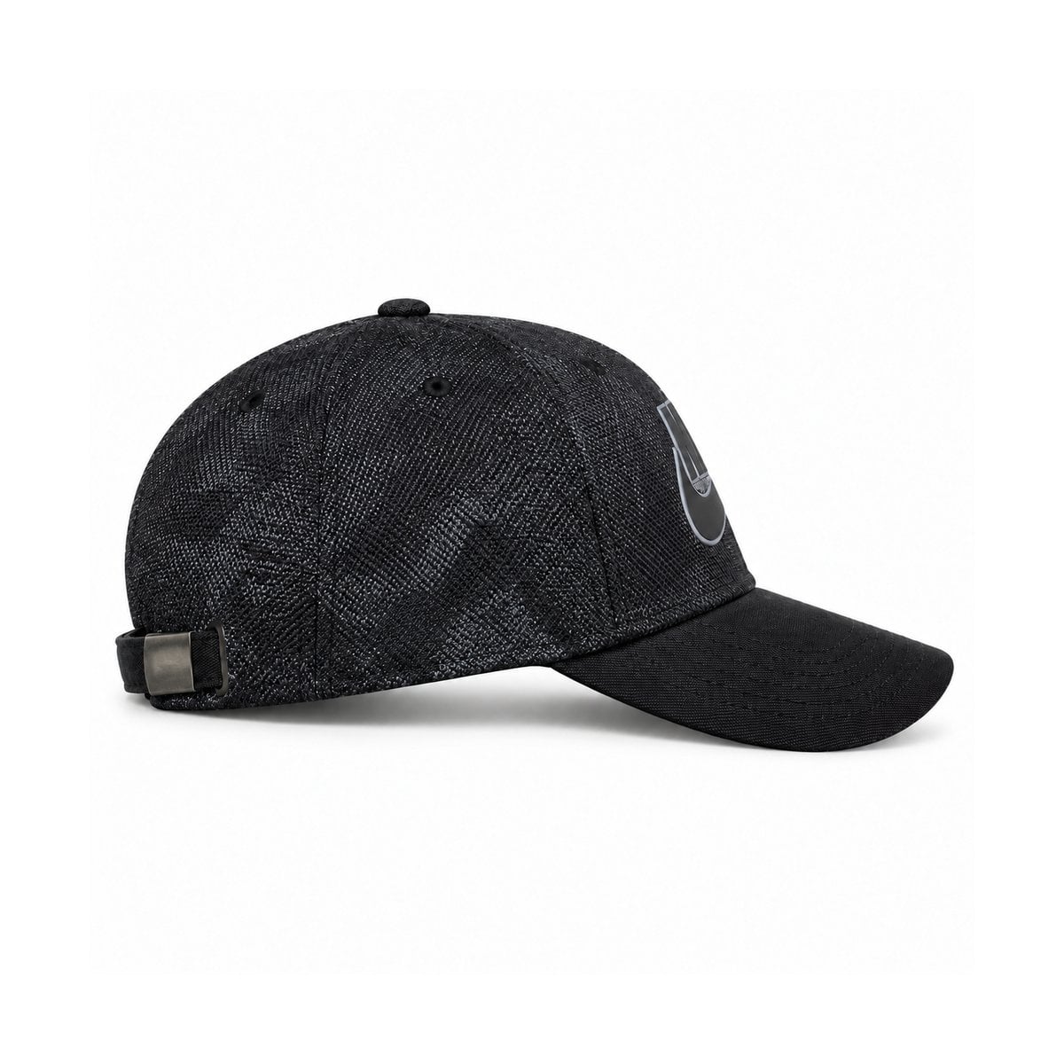 black-outline-nike-cap-side-right - UAE SPORT STORE Nike Black Outlined Logo Baseball Cap - right side view