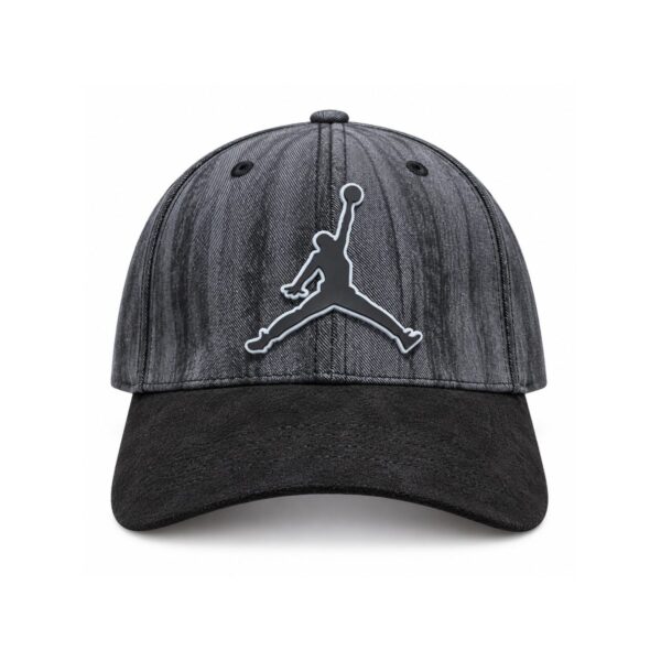 jordan_grey_black_cap_front_refined - UAE SPORT STORE Jordan Gray-Black Baseball Cap - front view