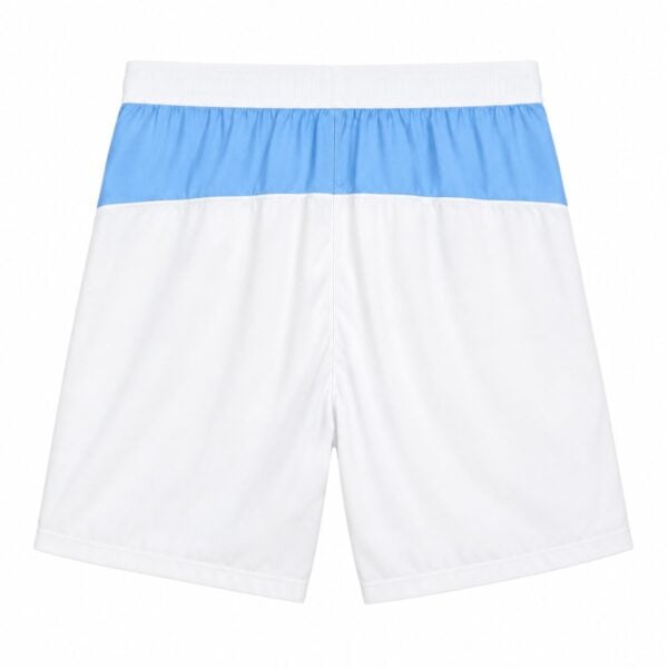 Manchester City Home Shorts 2025/26 back white with sky blue waist band