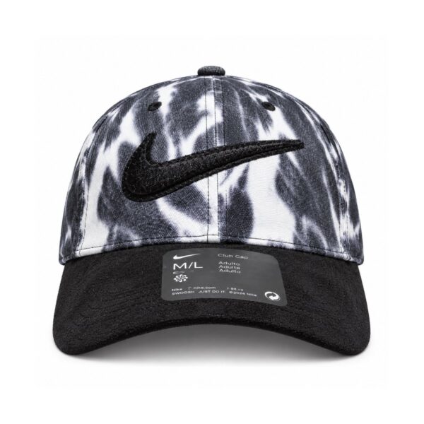 monochrome-swoosh-cap-front - UAE SPORT STORE Nike Monochrome Gray Swoosh Baseball Cap - front view