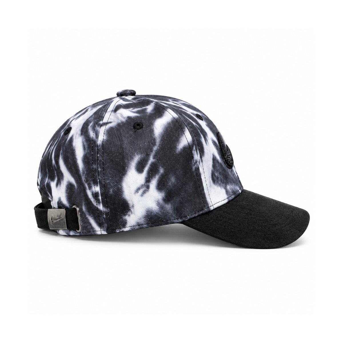monochrome-swoosh-cap-side-right - UAE SPORT STORE Nike Monochrome Gray Swoosh Baseball Cap - right side view