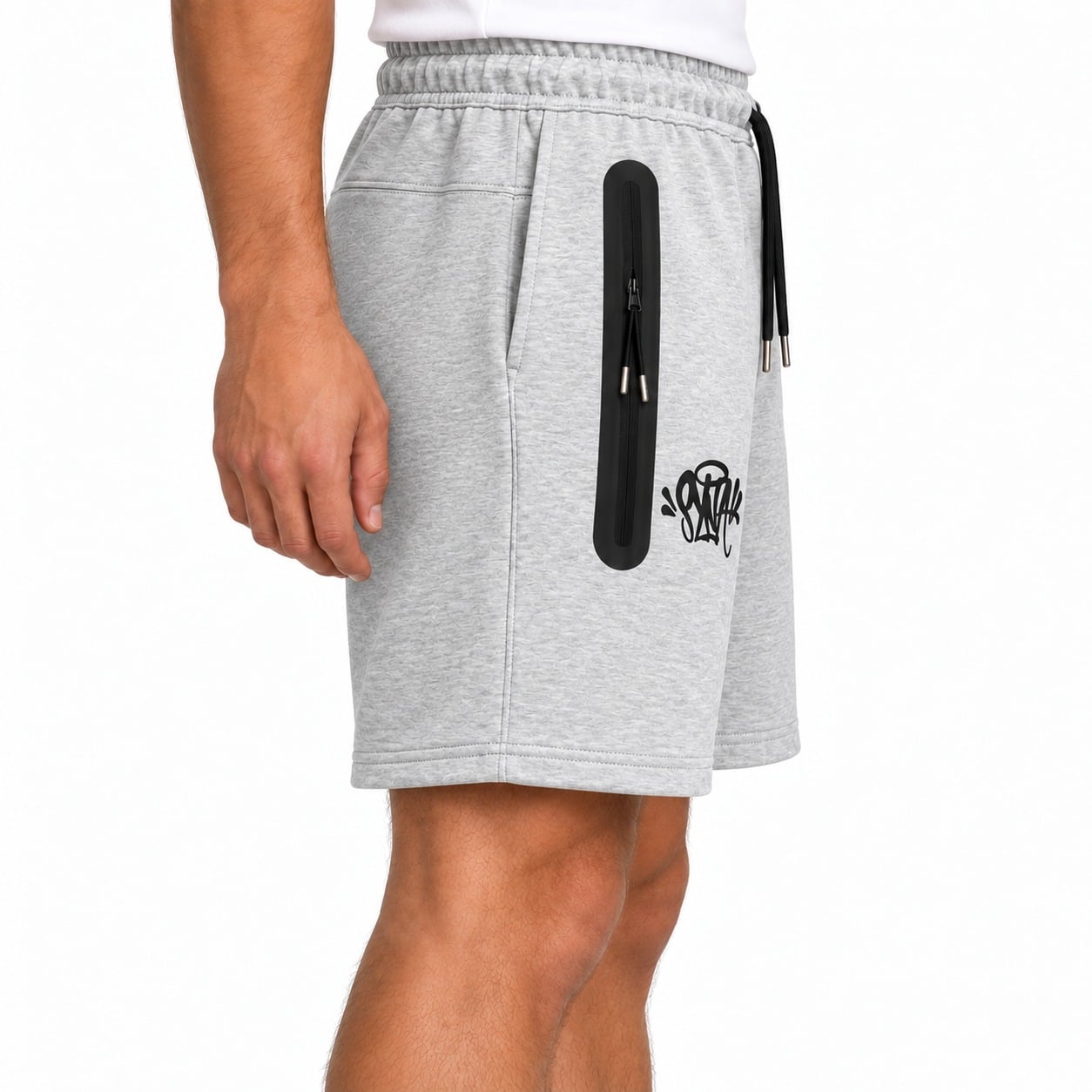 nike-syna-shorts-gray-2 - UAE SPORT STORE Nike Tech Fleece x Syna World shorts gray