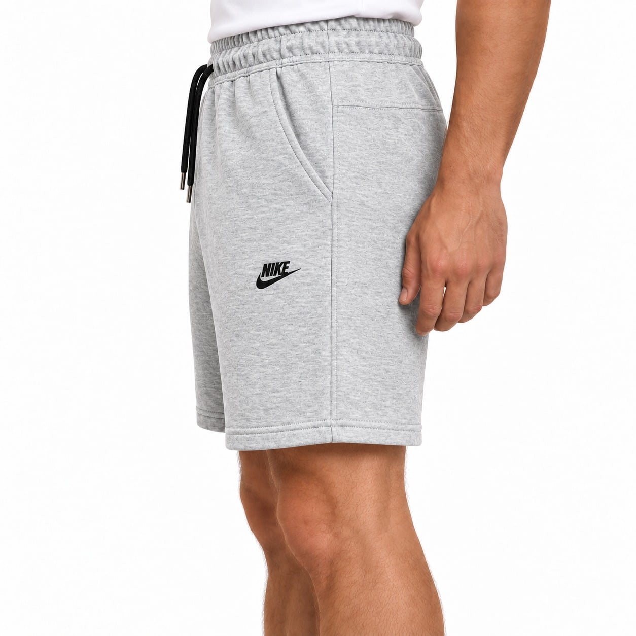 nike-syna-shorts-gray-3 - UAE SPORT STORE Nike Tech Fleece x Syna World shorts gray