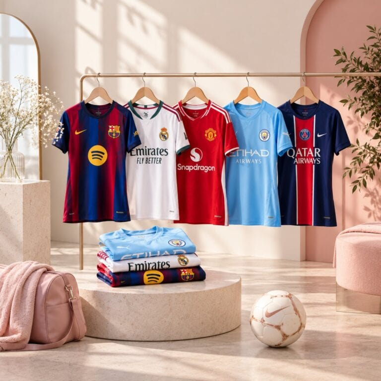 Shop Category Women - UAE SPORT STORE Women football jerseys – Barcelona, Real Madrid, Manchester United, Manchester City and PSG